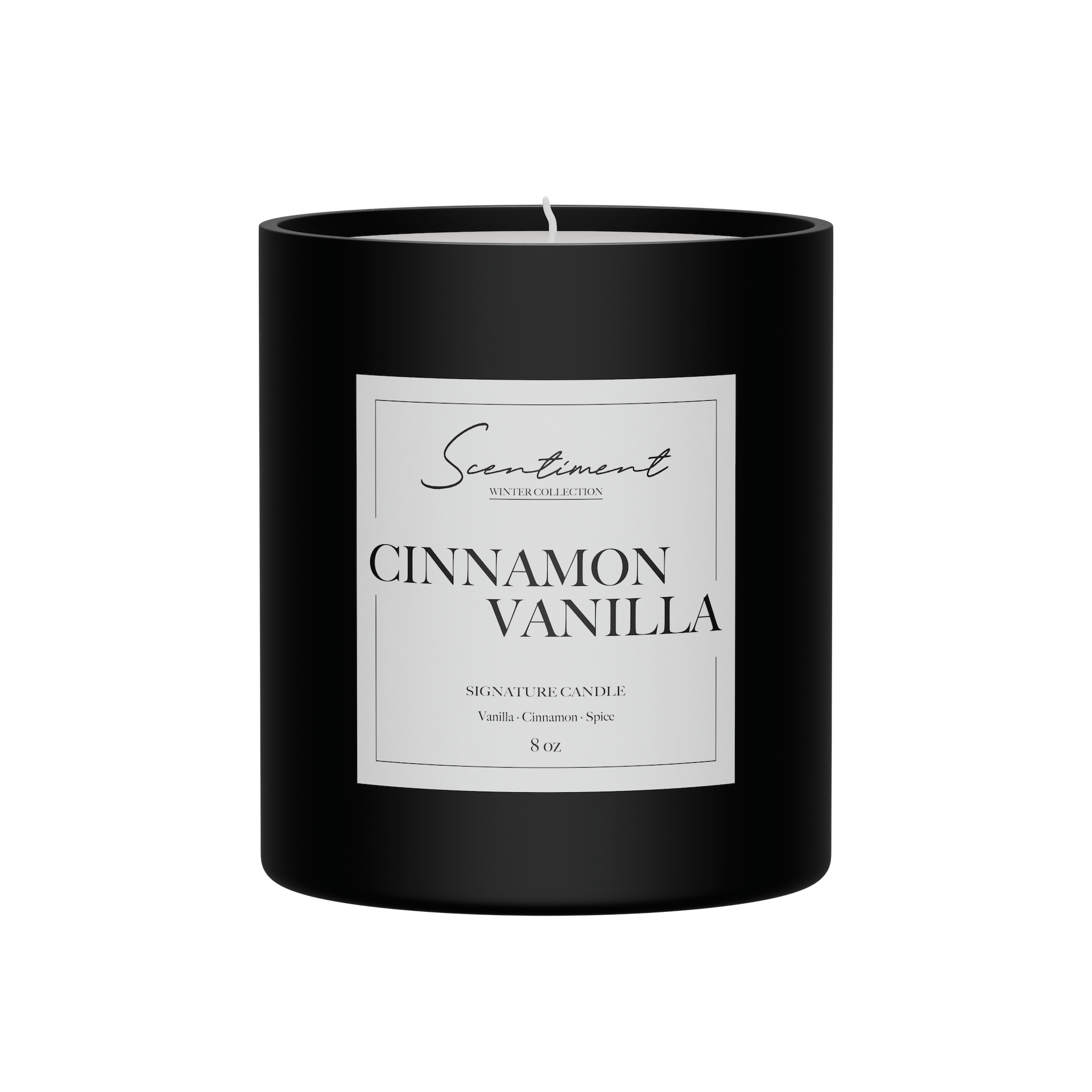 Vanilla Cinnamon Scented Candle for Relaxation