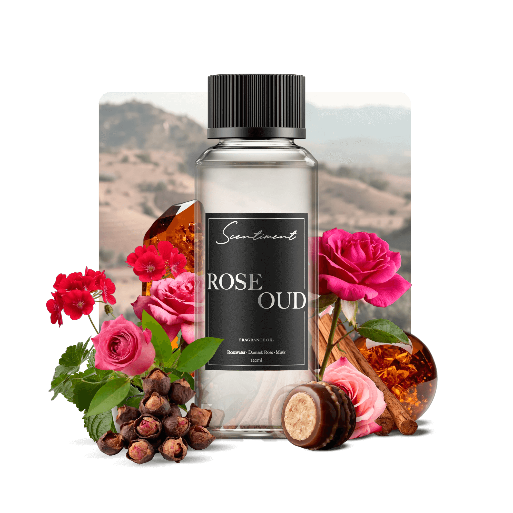 Luxury Rose Oud Perfume Oil